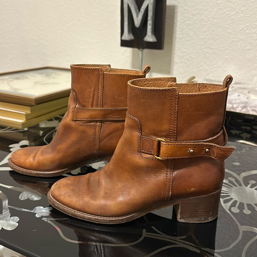 J Crew Parker Ankle Booties. Size 7 brown